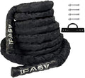 30ft Heavy Dacron Exercise Battle Rope Pack of 2 Q1185