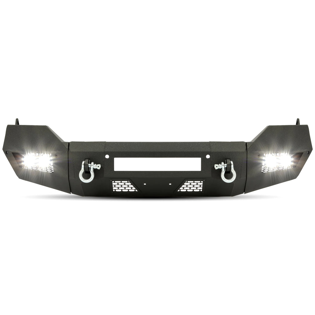 Front Bumper with D-Ring LED Fog Light H293