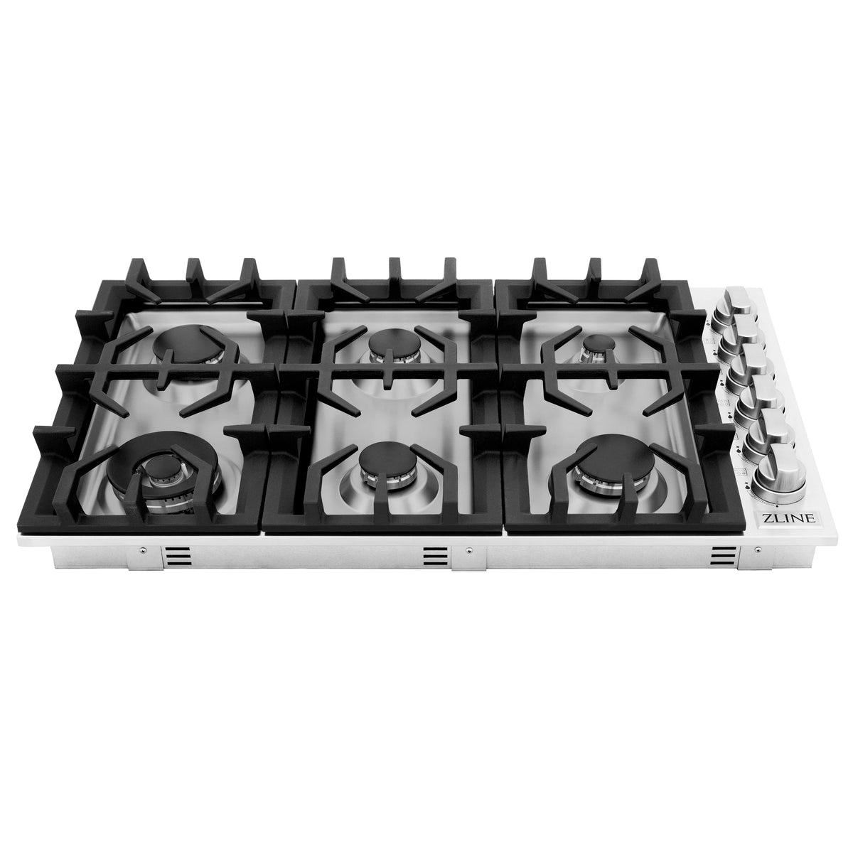 36 in. Stainless Steel Dropin Cooktop with 6 Gas Burners C594031