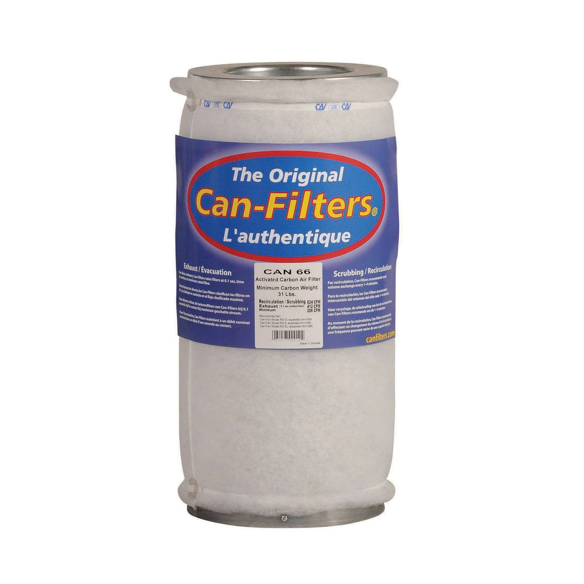 Can Filter 66 W/O Flange G406