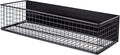 Black Magnetic Wire Mesh Shelf, 13.77" x 5.11" x 3.26" X691934