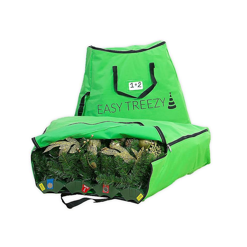 Green Tree Storage Bags Set of 2 O625146
