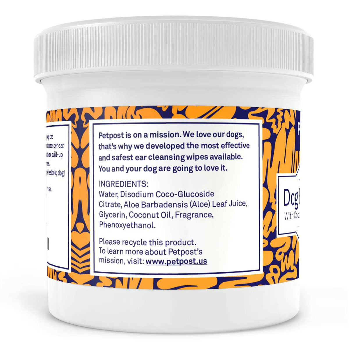 Coconut Oil Ear Cleaner Wipes C1839
