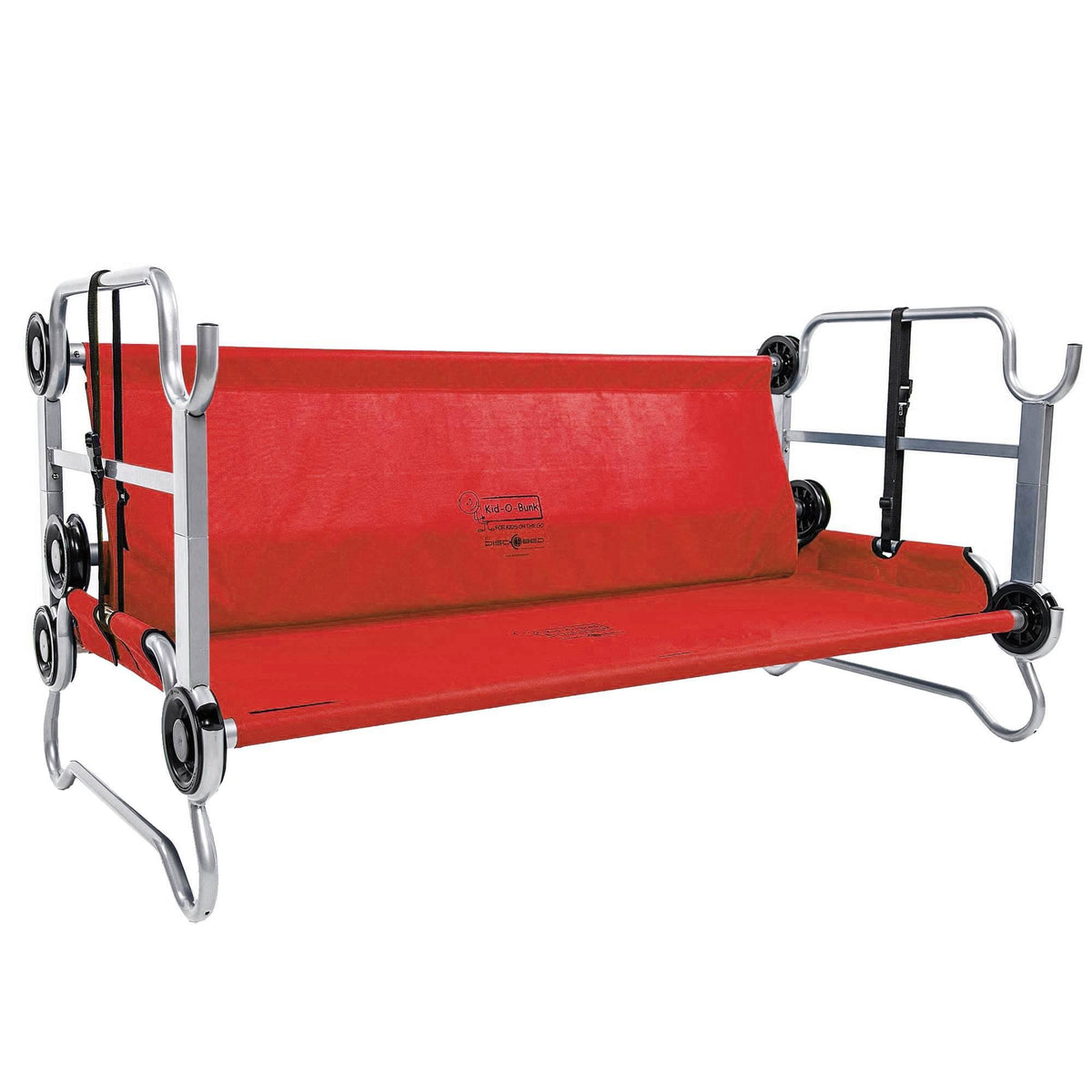 Red 2 Pack Camping Cot with Organizers F1098