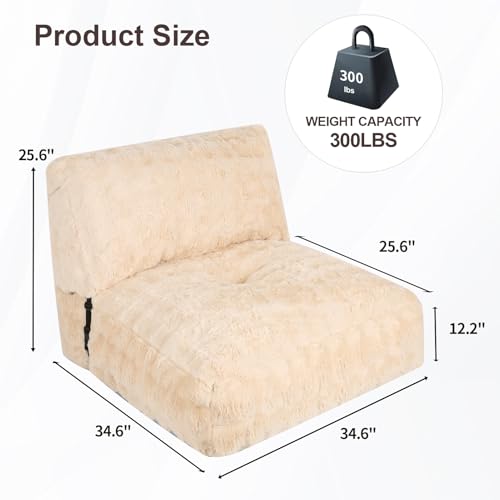 Brown Floor Sofa Bean Bag Chair V625393