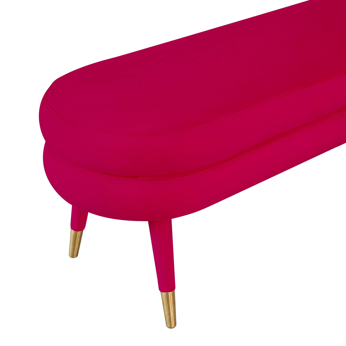 Pink Velvet Bench A832768