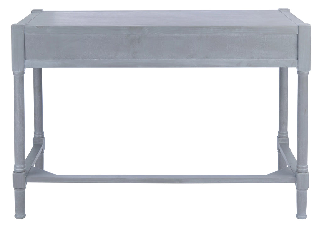 White Washed Grey 2-Drawer Writing Desk A34406