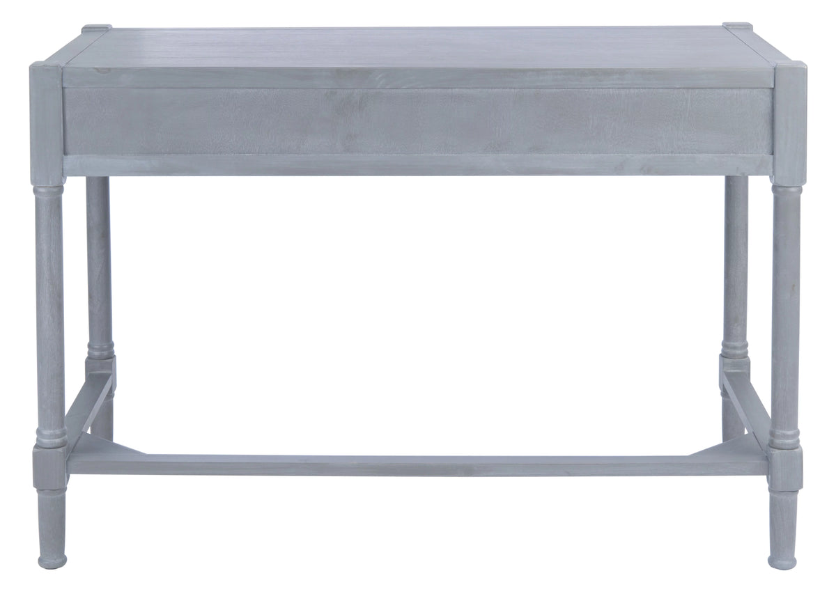 White Washed Grey 2-Drawer Writing Desk A34406