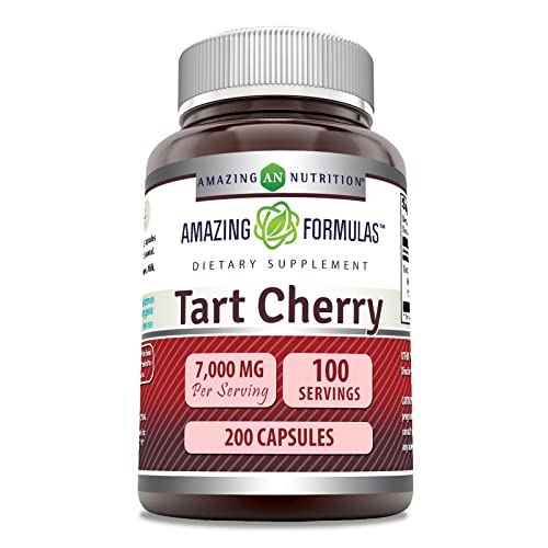 Tart Cherry Extract 7000mg 200 Capsules Supplement K9571