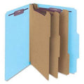 Blue Colored Pressboard Classification Folders with Fasteners R777