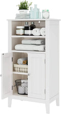 White 2 Door Wood Storage Cabinet Y478309