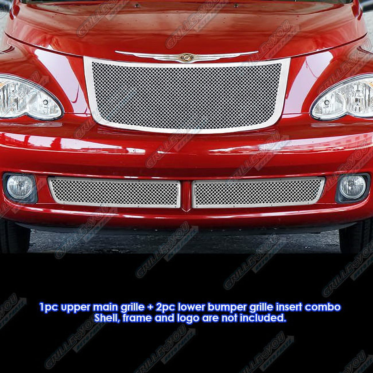 Chrome Mesh Grille Insert V720571