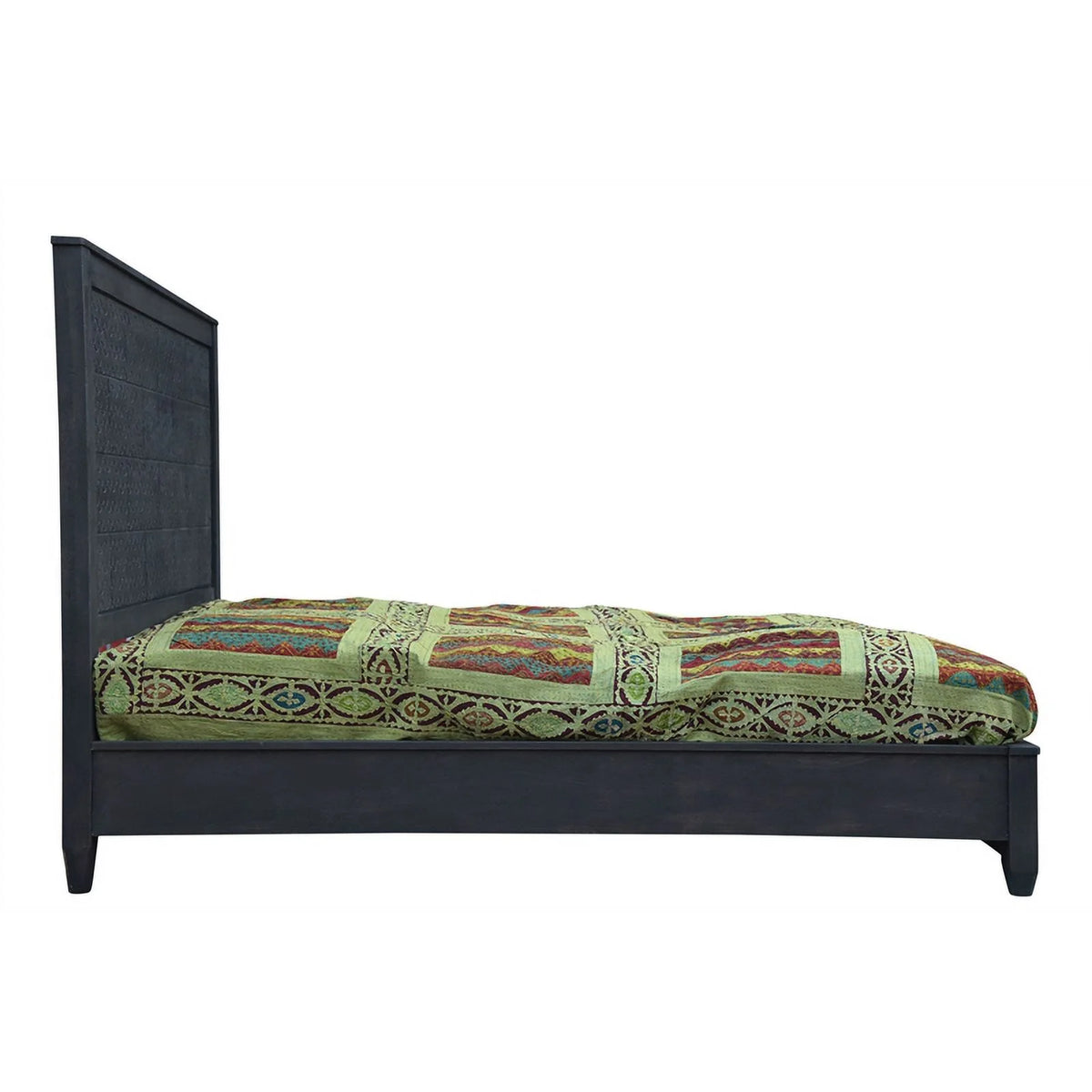 Solid Wood Hand-Carved California King Bed K1078