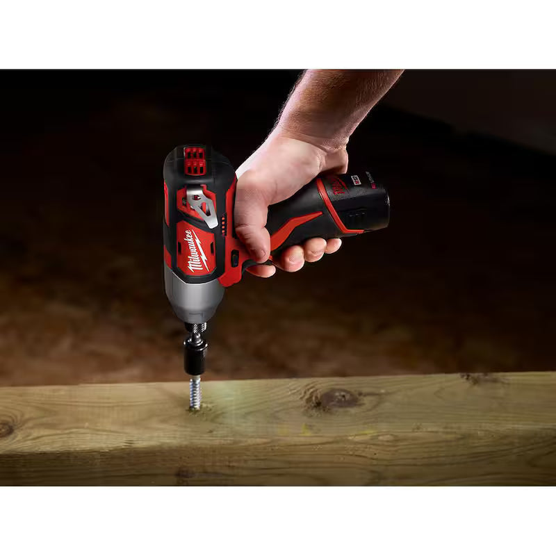 12V Cordless Drill Driver/Impact Driver Combo Kit with 23-Piece Titanium Drill Bit Set Q126740