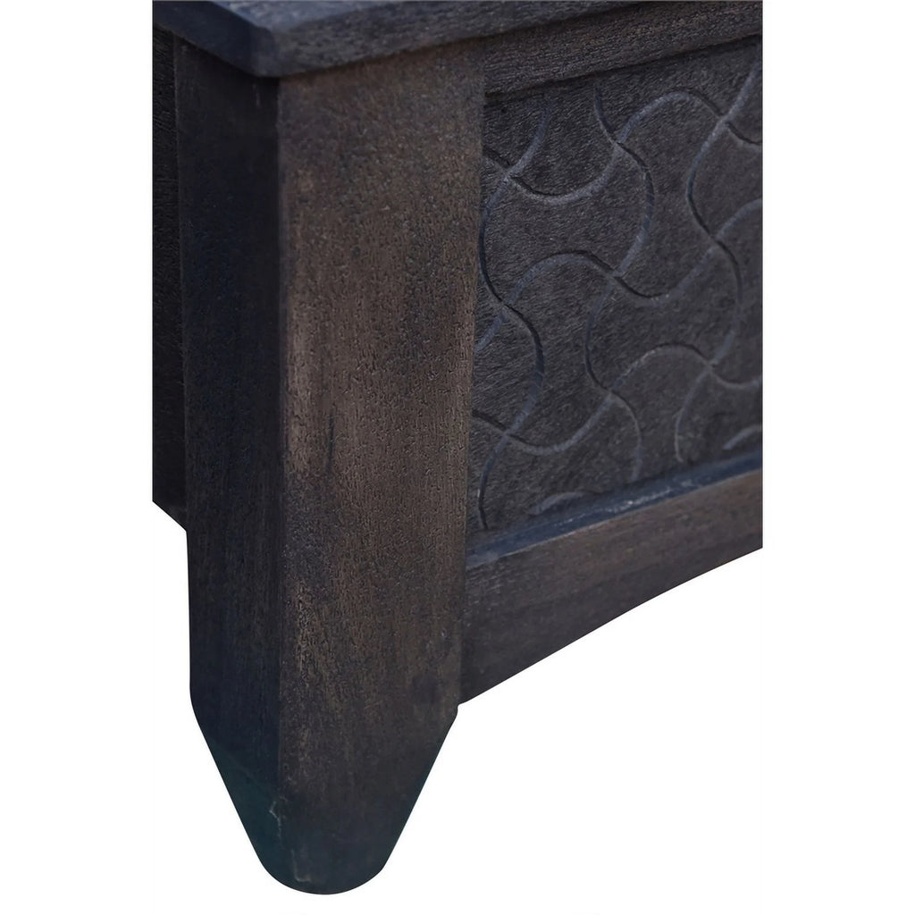 Solid Wood Hand-Carved California King Bed K1078