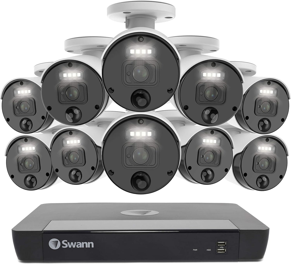 8 Camera 8 Channels POE NVR 4K Wired Security Camera System Z7374