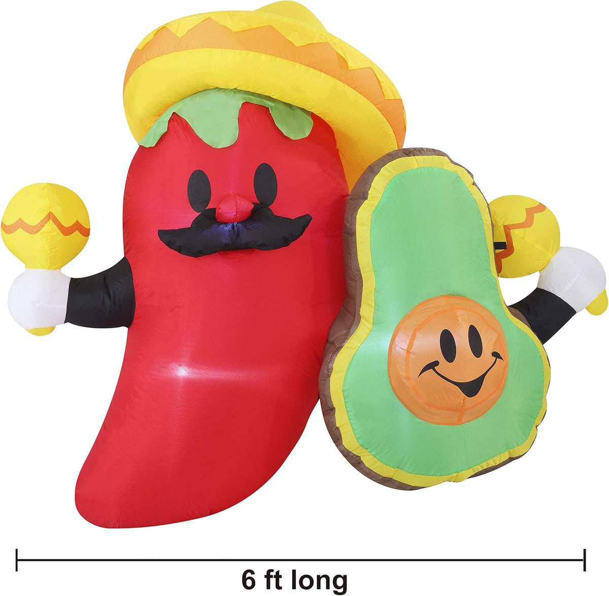 6 FT Inflatable Decoration with LEDs C201690