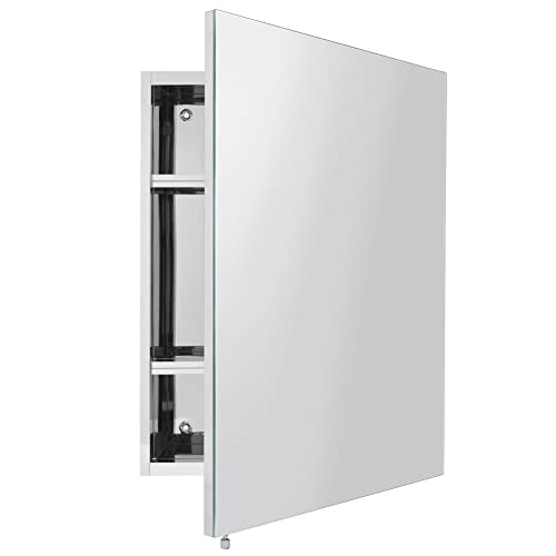 18 inch x 24 inch Frameless Mirror Medicine Cabinet E90630
