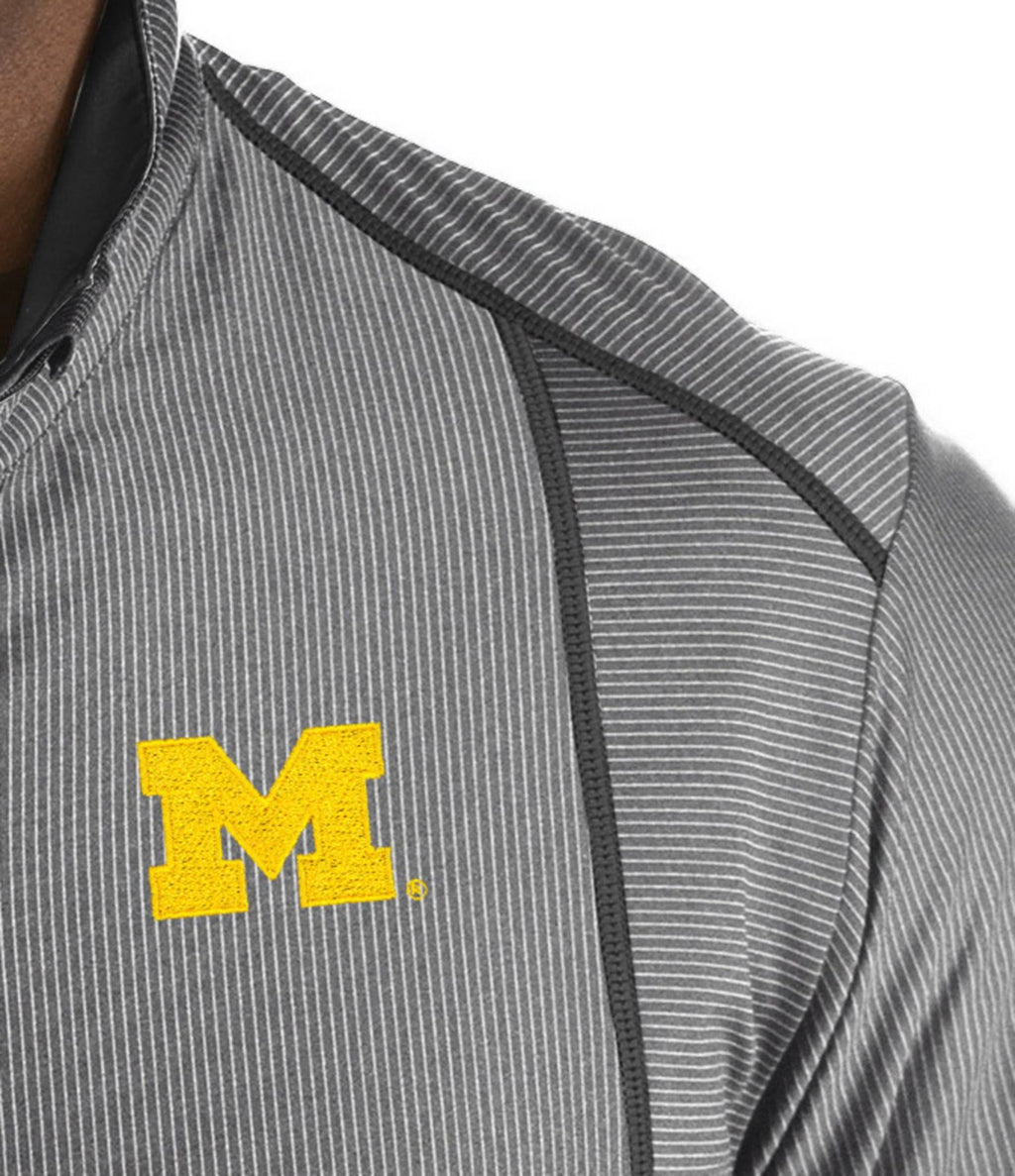 Michigan State Black Half-Zip Pullover E4308