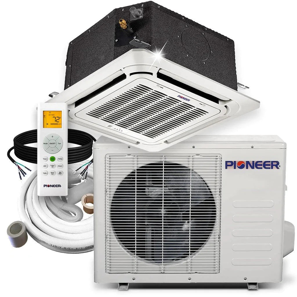 18,000 BTU 20 SEER 8-Way Compact Cassette Ductless Mini Split L520628