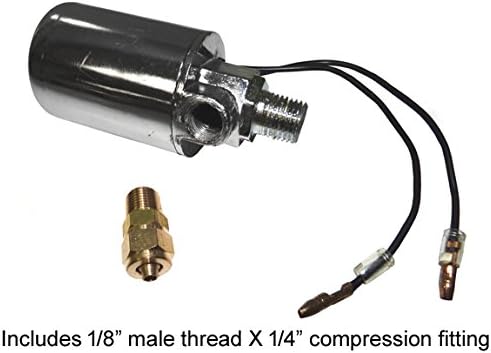 Semi Truck Chrome Metal Air Horn Electric Valve Pack of 2 M733563