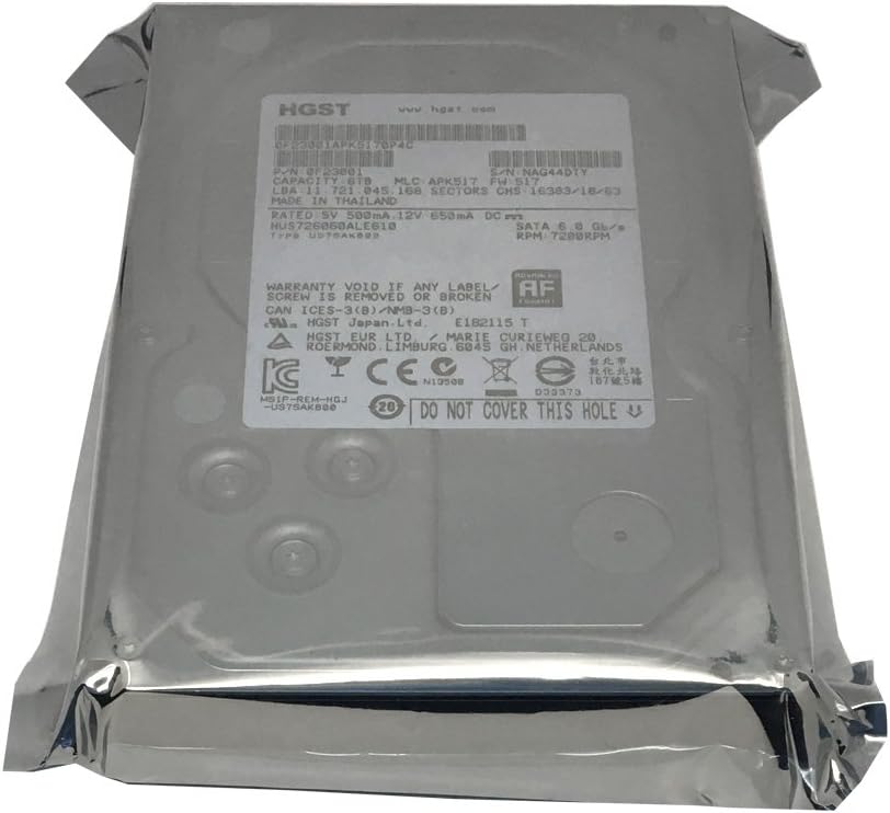 6000GB 7200RPM SATA 128MB Cache 3.5-Inch Internal Bare Drives Pack of 2 X3551
