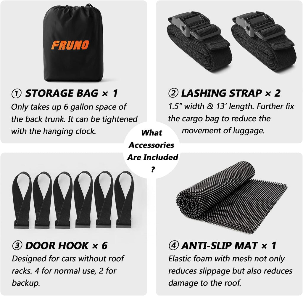 15 CUFT Waterproof Rooftop Cargo Carrier J416568