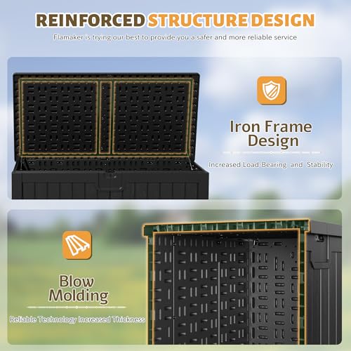 120 Gallon Waterproof Resin Deck Box H783820