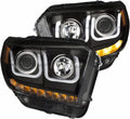 Projector Headlights with U-Bar Black with DRL C156585