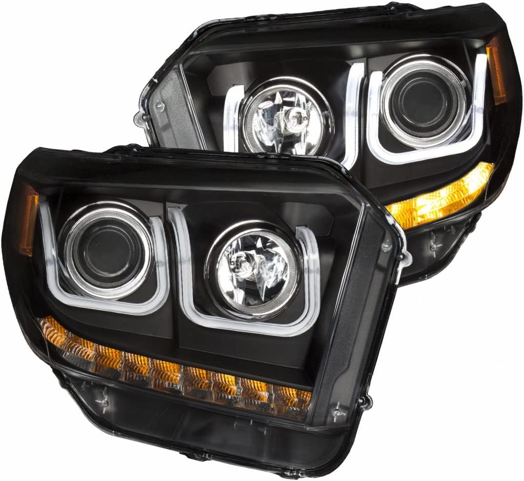 Projector Headlights with U-Bar Black with DRL C156585