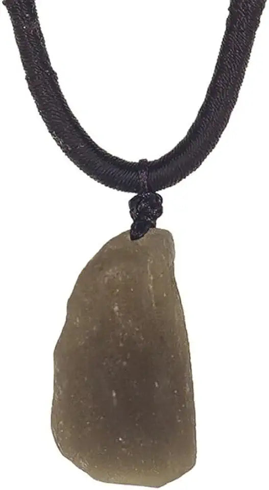 Meteorite Tektite Crystal Necklace I571
