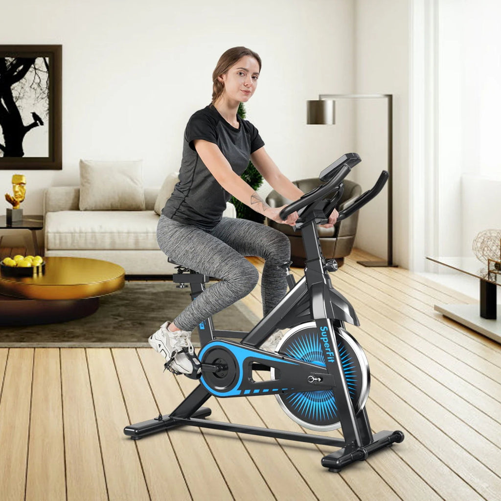 Indoor Cycling Stationary Bike Belt Drive Adjustable Resistance J685344