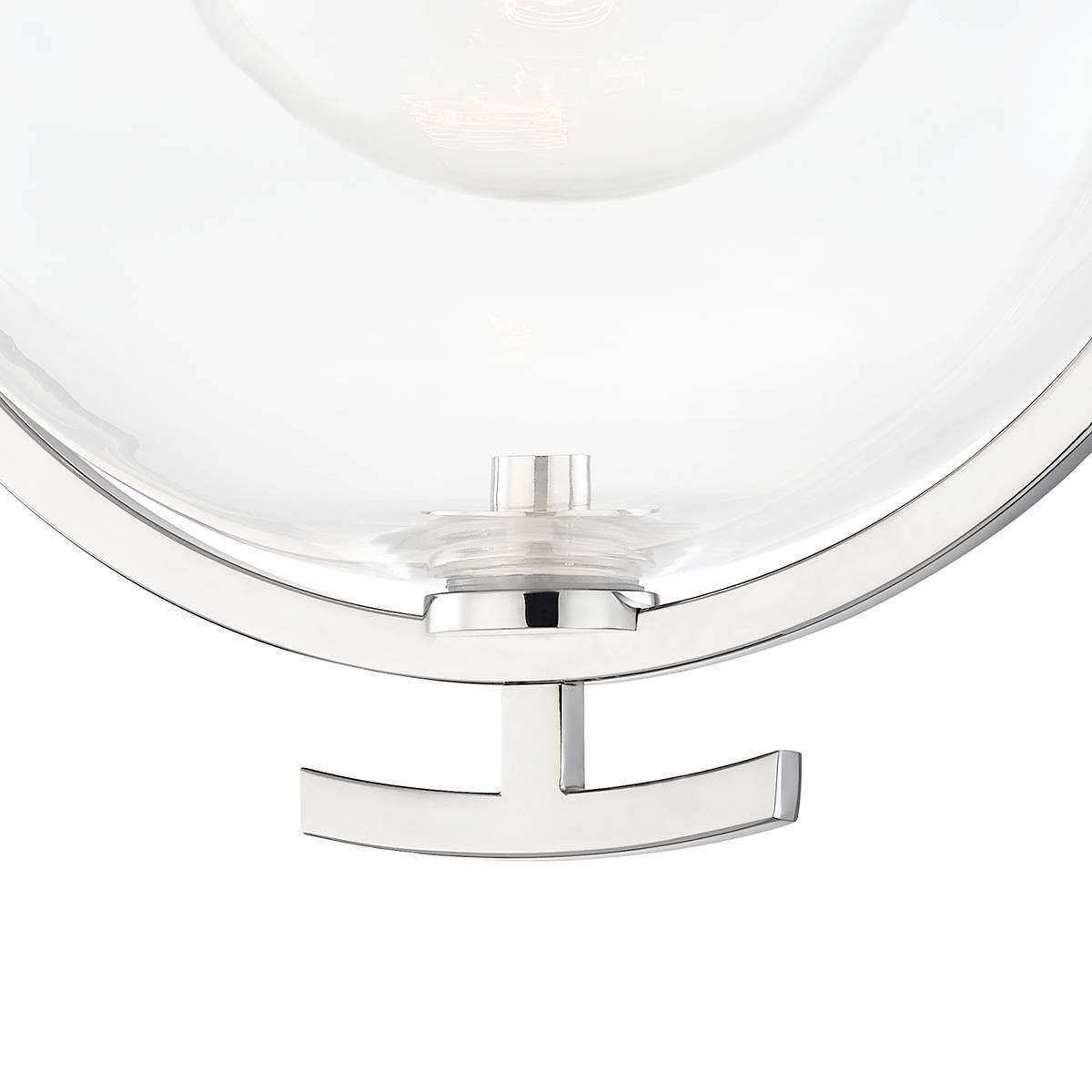 Polished Nickel Semi-Flush Mount Light X702839