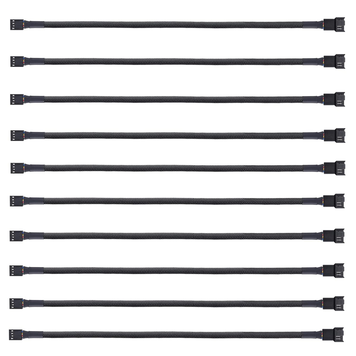 4-Pin PWM Fan Power Supply Cable 1 to 2 Splitter 10.5 inches Z328