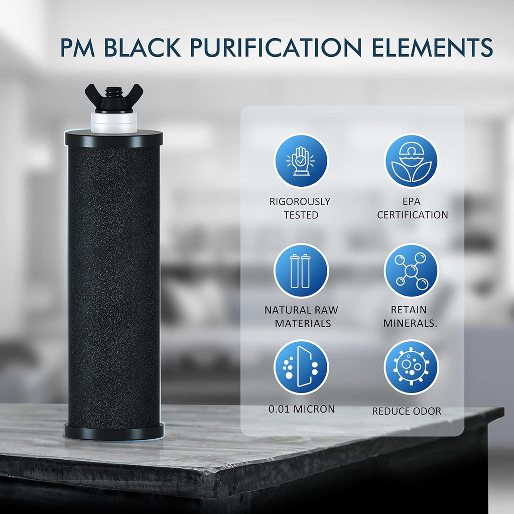 Black Water Purifier Replacement Filters Pack of 2 L3112