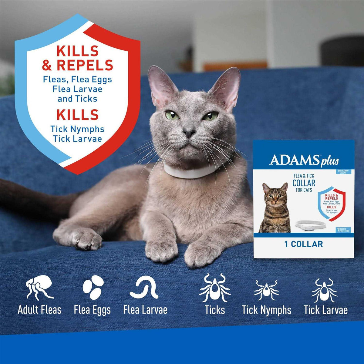 Flea Tick Collar for Cats W359