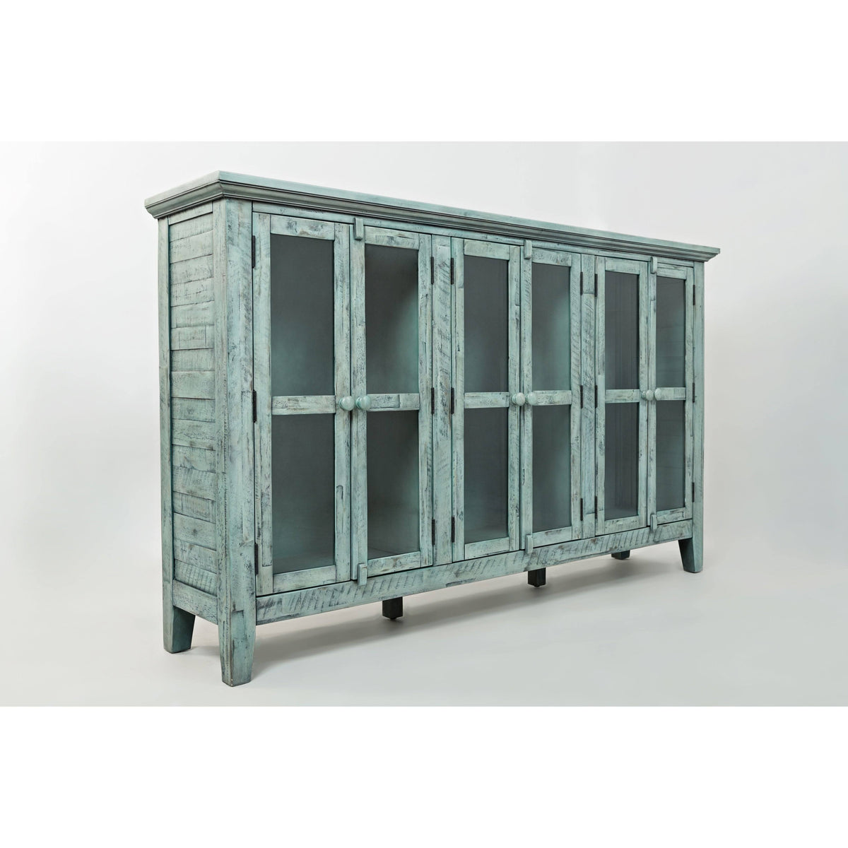 Wood Accent Cabinet with 6 Doors W4075