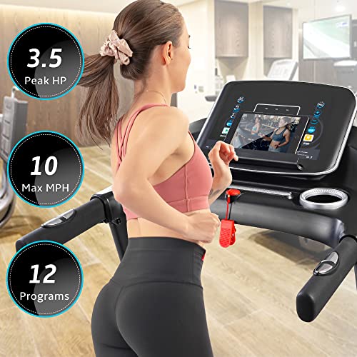 3.5HP Electric Motorized Treadmill with 10MPH Speed L4074