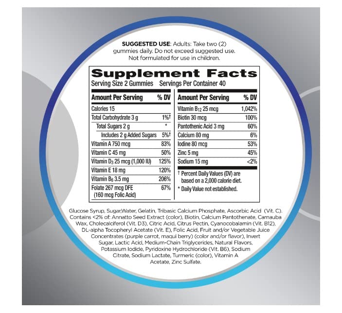 Centrum Silver Men's Multivitamin Multimineral Supplement H468