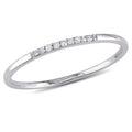 10kt White Gold Diamond Accent Wedding Band E3969