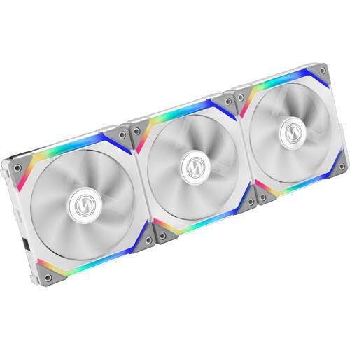 White 120 mm Case Fan (Pack of 3) D2353