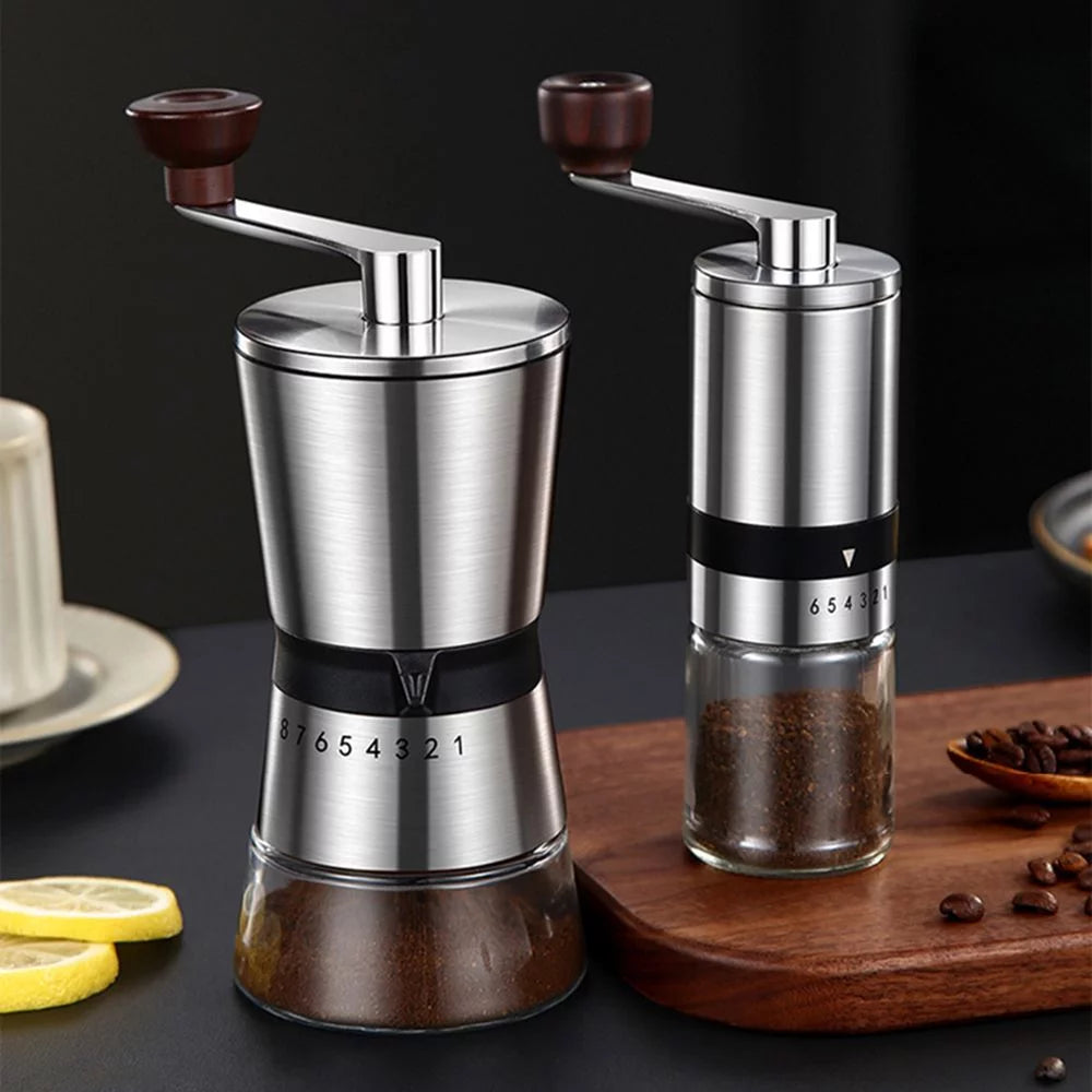 Manual Coffee Grinder Stainless Steel 6 Gears Adjustable T579762