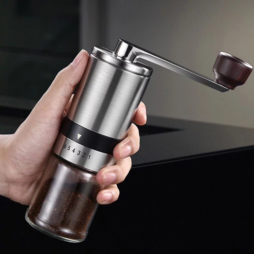 Manual Coffee Grinder Stainless Steel 6 Gears Adjustable T579762
