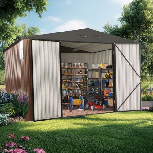 5X3 FT Heavy Duty Outdoor Metal Storage Shed A52737