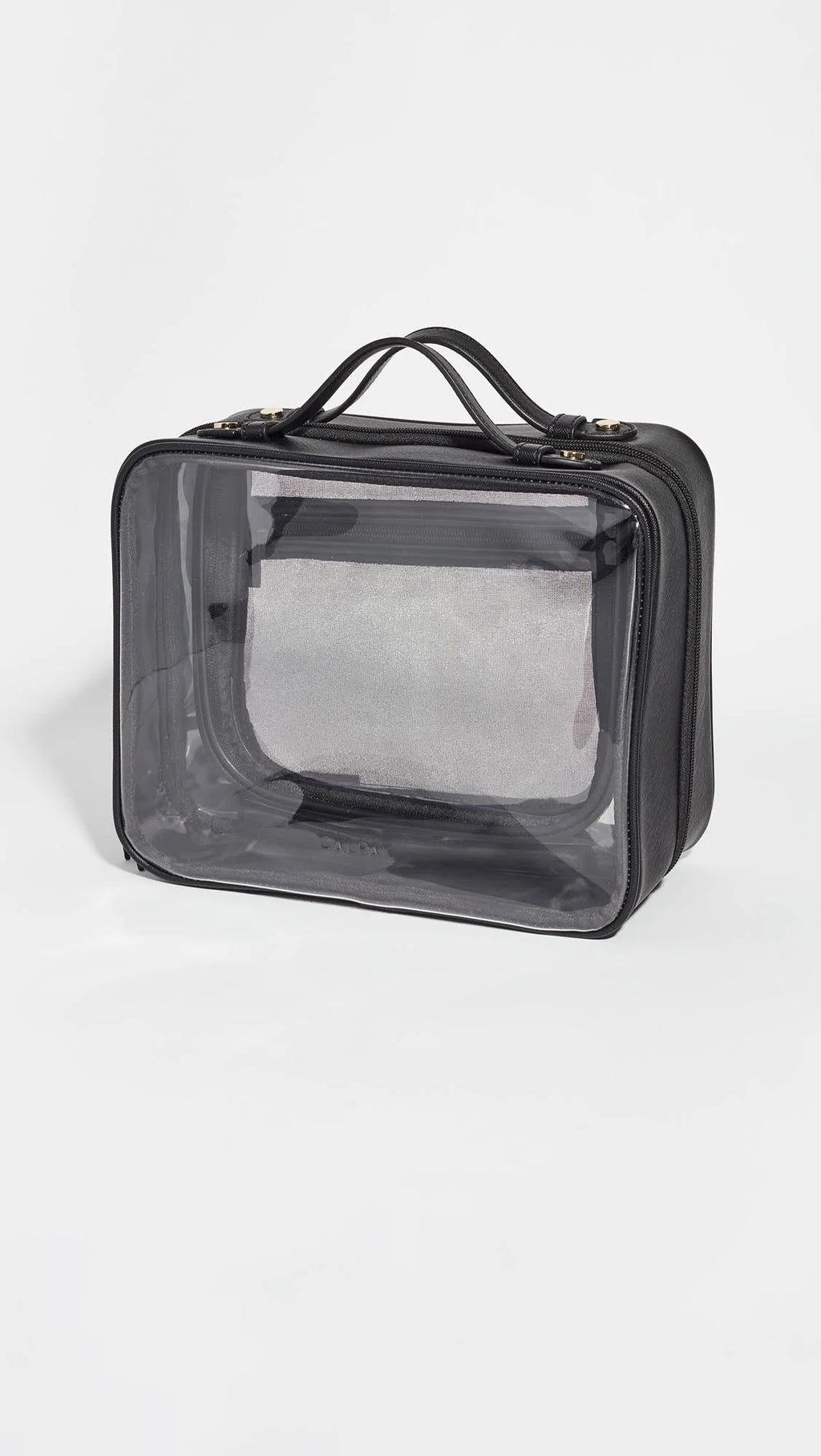 Clear Cosmetic Case Black One Size X518493