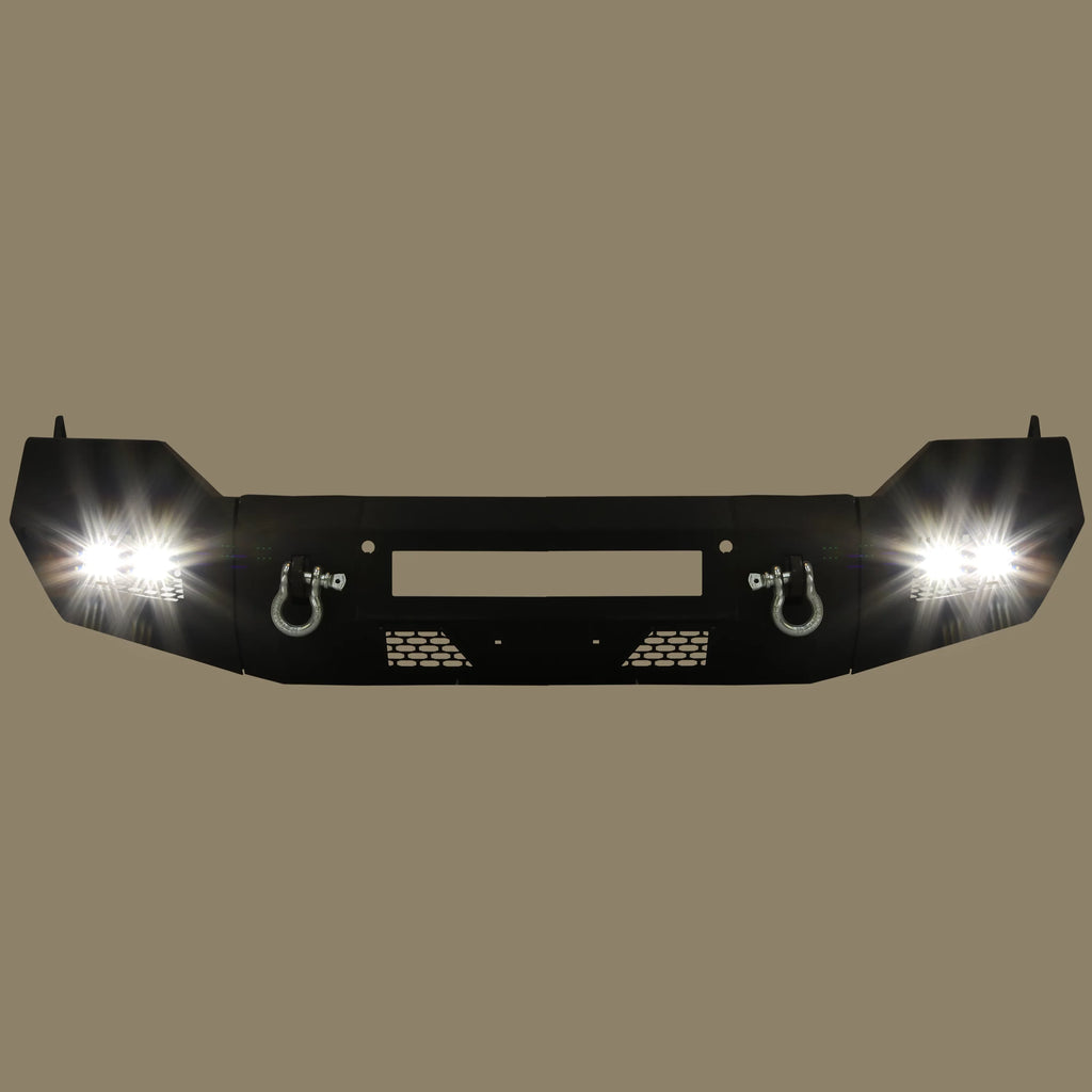 Front Bumper with D-Ring LED Fog Light H293