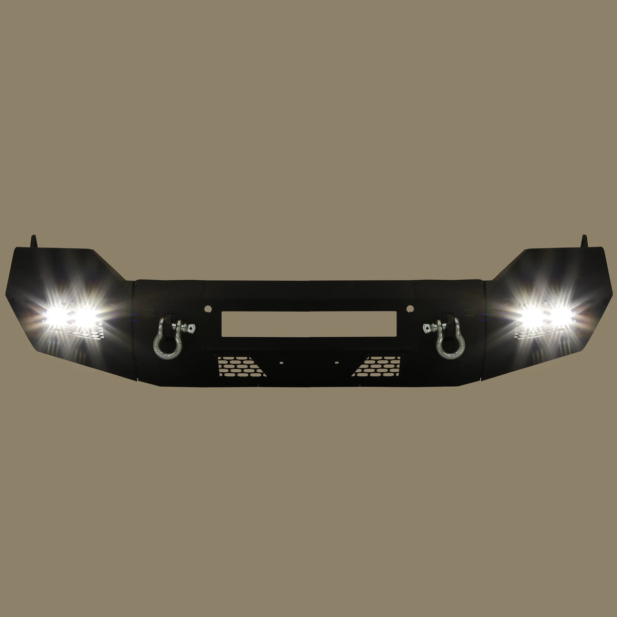 Front Bumper with D-Ring LED Fog Light H293