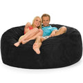 6 ft Black Memory Foam Bean Bag C838451