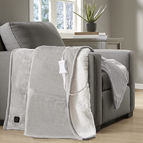 Reversible Electric Blanket, 50x60 Red Plaid E736207