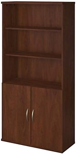 36W Bookcase with Doors in Hansen Cherry M757609